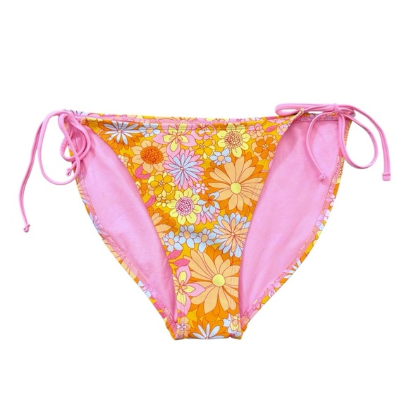 NWOT Retro Flower Bikini Bottom - Picture 1 of 10